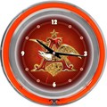 Trademark Gameroom Budweiser A and Eagle 14 Inch Neon Wall Clock AB1400-AE